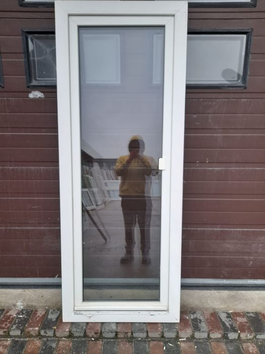 Drzwi okno balkonowe 94x217 zimowy ogród pcv plastikowe DOWÓZ CAŁY KRA