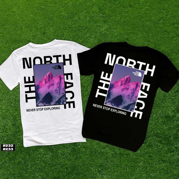 ТНФ Новая Футболка » The North Face Stallker » Биг Лого Принт