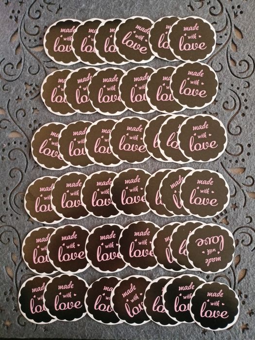 Naklejki - cena za całość