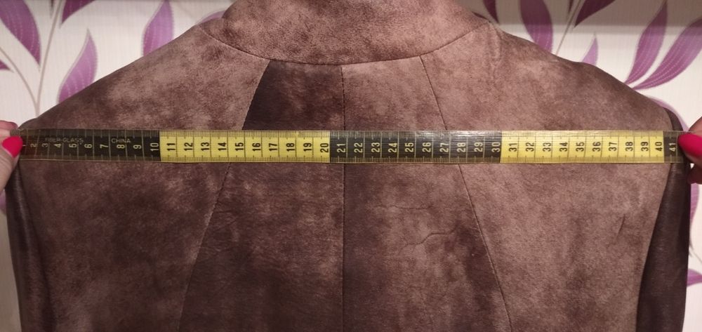 Плащ женский кожаный.