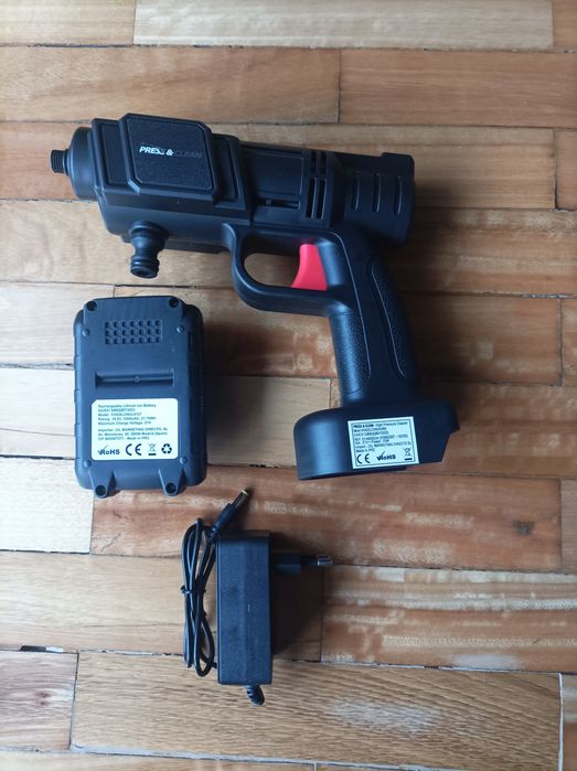 Máquina de lavagem a pressão.