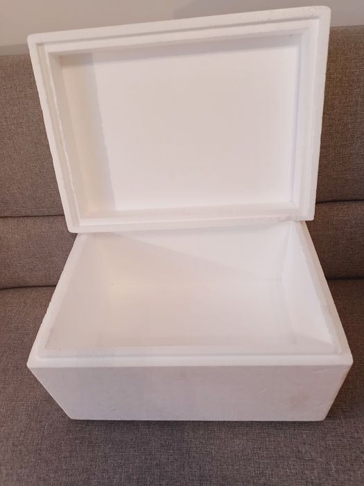 Pudełko styropianowe 30 litrów i 10 litrów, z wkładami chłodzącymi