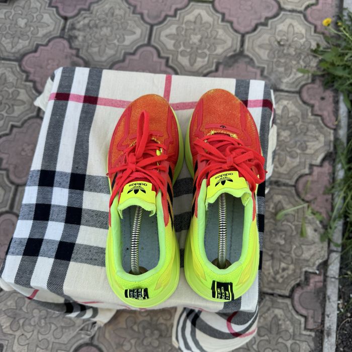 Кроссовки Adidas ZX 2K Flux Orange/Green, 42 размер, Оригинал: 700