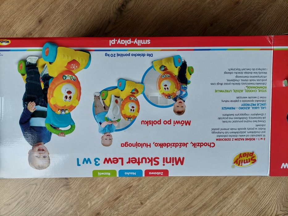 Jeździk hulajnoga Smily Play Lew 3w1