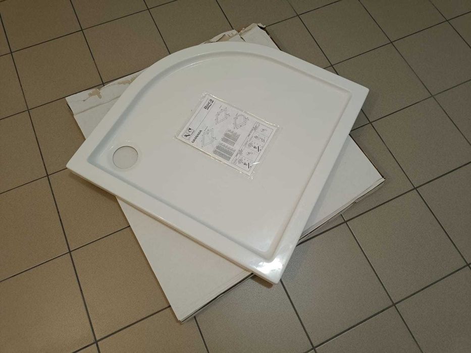 Brodzik narożny niski Roca 80x80 cm NOWY