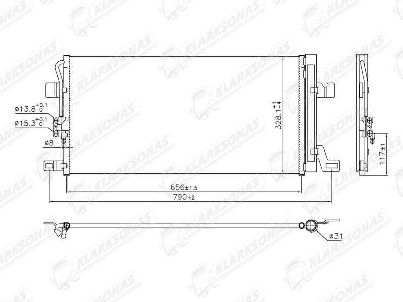 Кондиціонер AUDI Q5 (FY), 10.2016 - 10.2020
80A816411