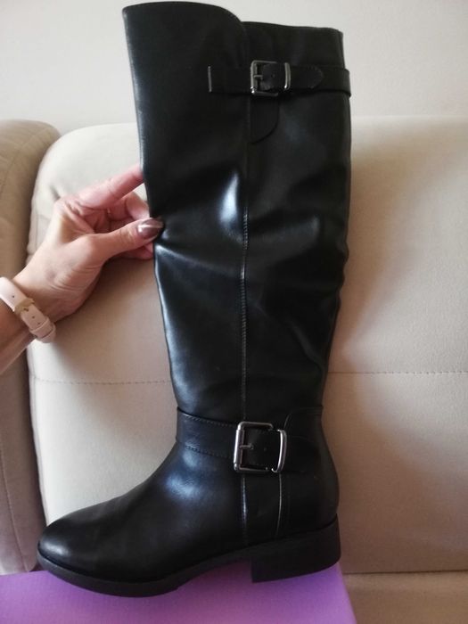 Kozaki damskie wysokie czarne