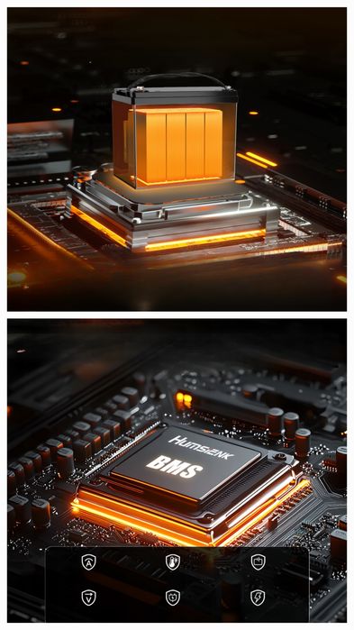 Акумулятор LifePo4 100Аг 12V Bluetooth BMS Humsienk Польща