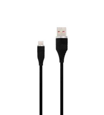 USB кабель Walker C735 lightning 3.1A 1m black