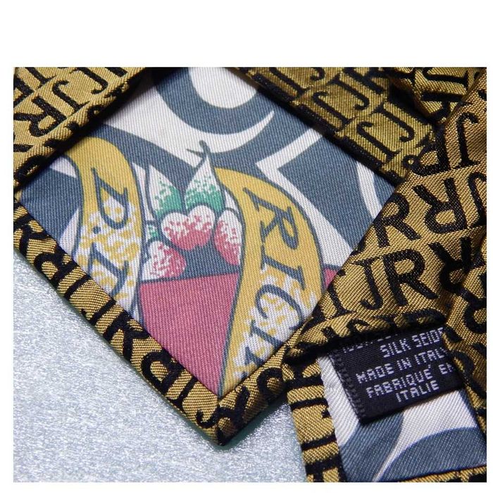 Галстук из шёлка в монограмму JR JOHN RICHMOND