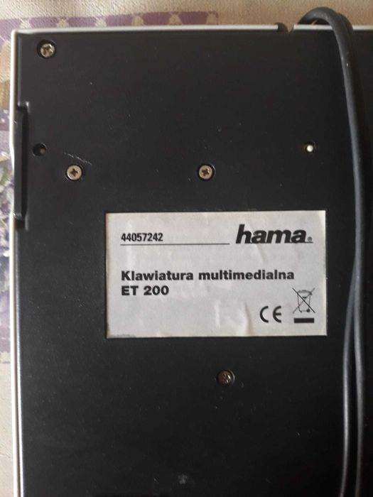 Klawiatura multimedialna hama ET 200