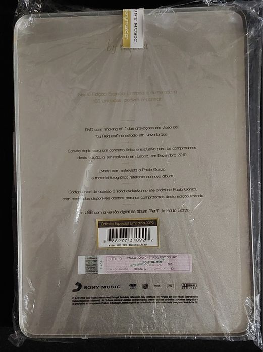 PAULO GONZO by request deluxe edition. Novo-Selado