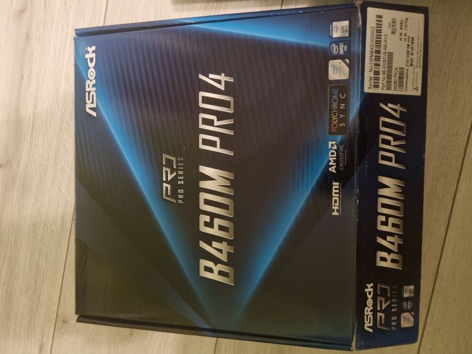 Płyta główna asrock b460m pro4,fortis,ram ddr4