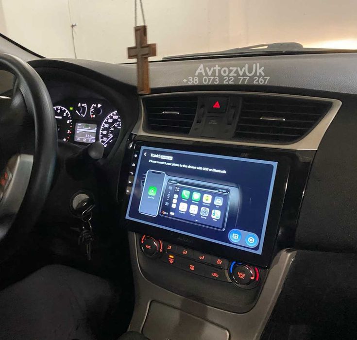 Магнітола JUKE KICKS Nissan SENTRA BLUEBIRD SYLPHY CarPlay Андроїд 16