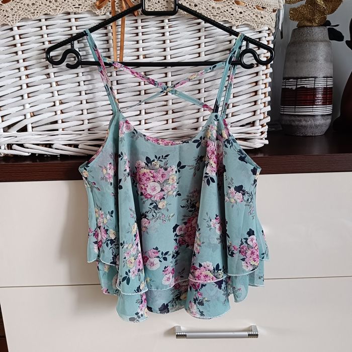 Bluzka top w kwiaty
