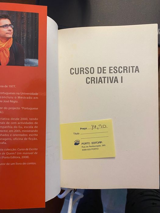 Curso de Escrita Criativa I
de Pedro Sena-Lino
