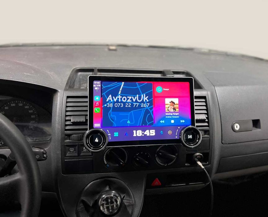 Магнитола MULTIVAN Volkswagen Т5 TRANSPORTER VW T5 CarPlay Android 15