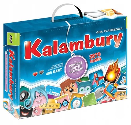 KALAMBURY Gra planszowa edukacyjna 2970 haseł JAWA