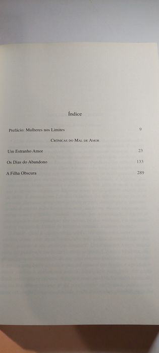 Crónicas do Mal de Amor - Elena Ferrante