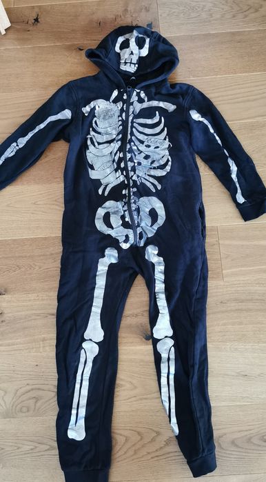 Strój Halloween kościotrup roz. 128-135 (8-9 lat)