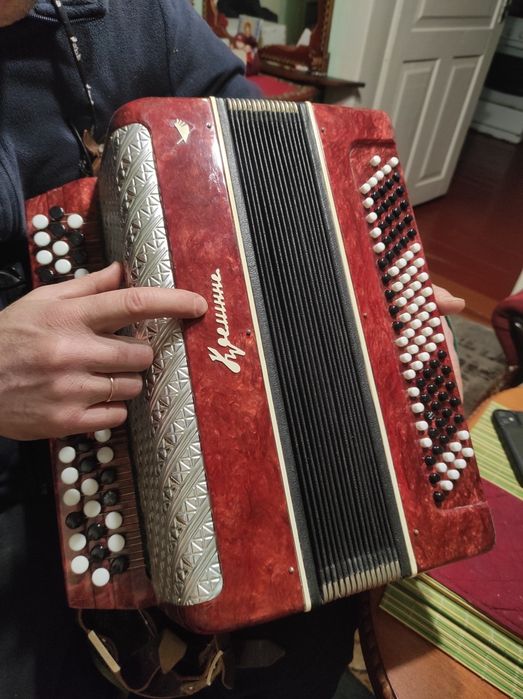 Баян Кремінне робочий з чохлом