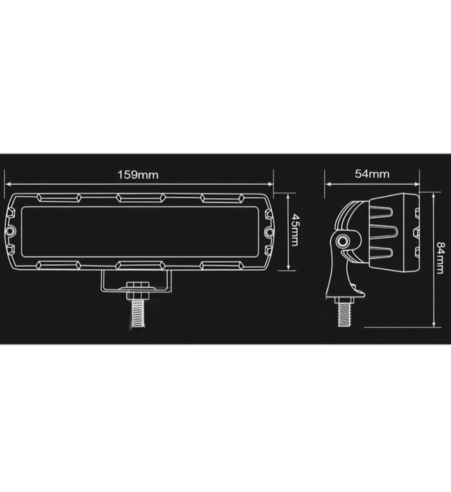 ФАРА Додаткова Птф СТГ LED 6 лінз білий жовтий ближній дальній 3 види