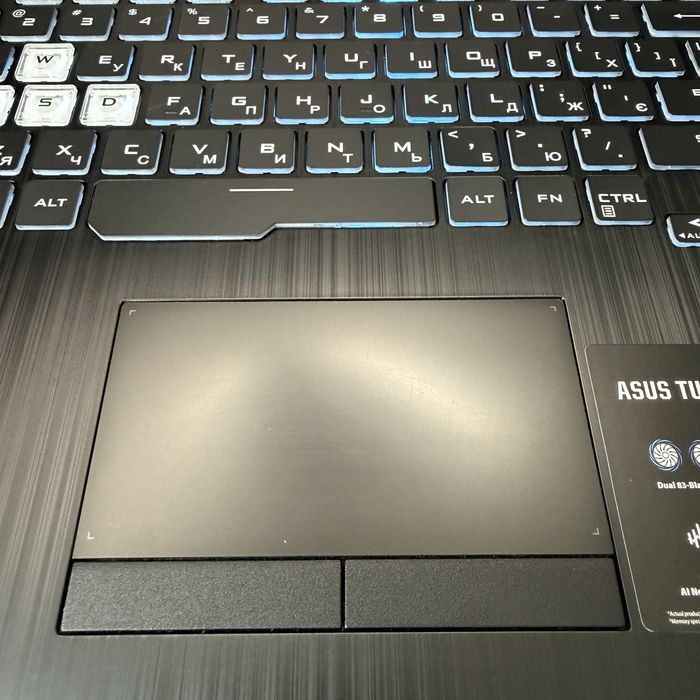 ASUS TUF Gaming A17 FA706N/17.3 144Гц IPS FHD матовий/AMD Ryzen 5 7535HS 3.3-4.6GHz/DDR5 16GB/SSD M2 512GB/nVidia GeForce RTX2050 4G