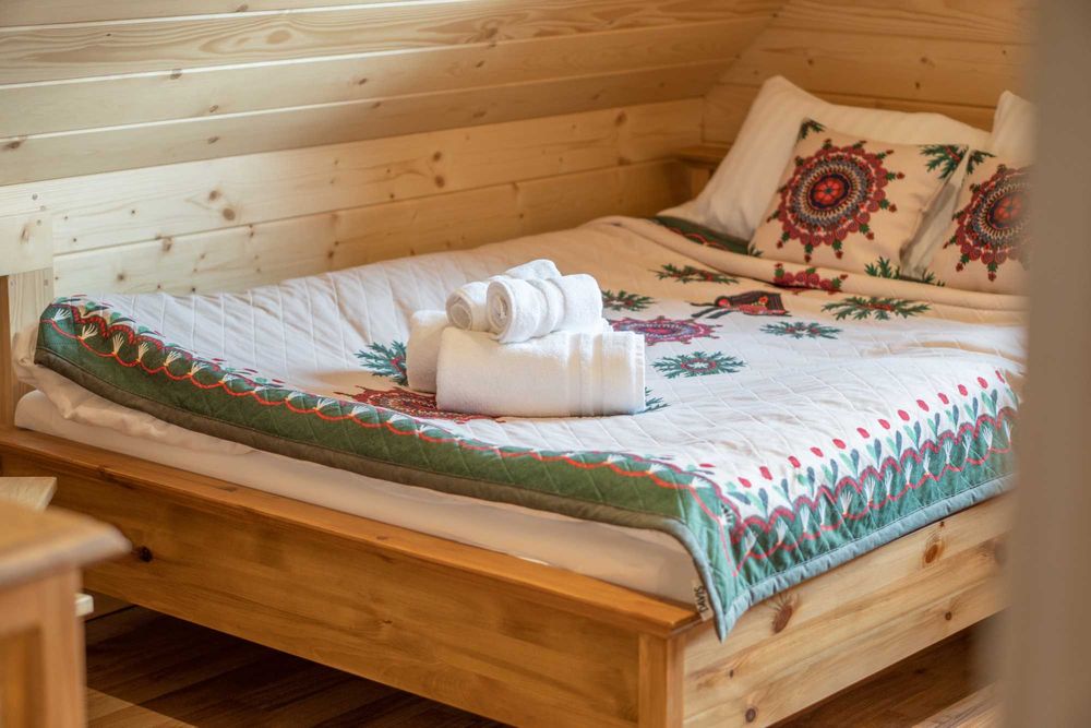 Drewniany Góralski domek z balią w Górach Podhale "Na Zogrodzie"