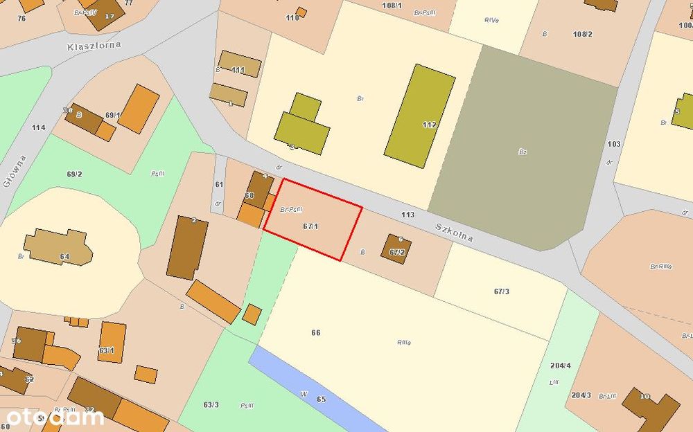 Działka budowlana 693 m² z mediami i ogrodzeniem