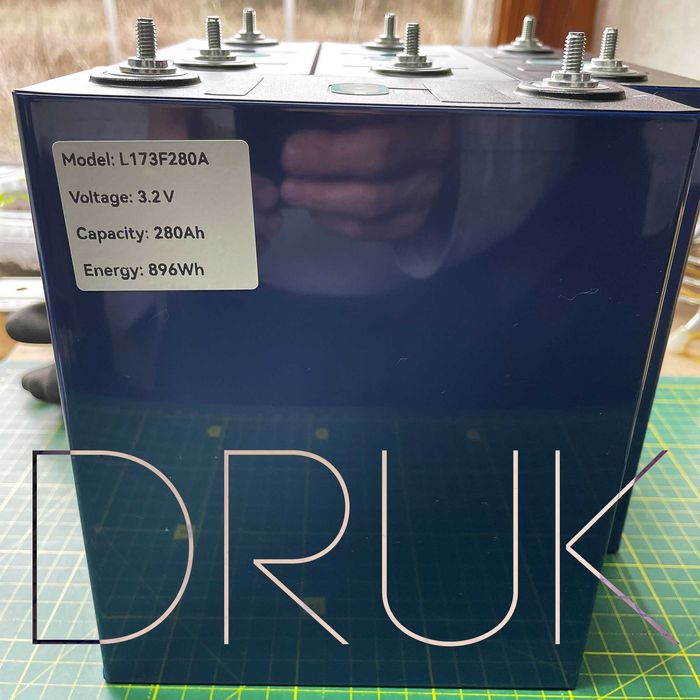 Акумулятори LiFePO4 CALB 280Ah Grade A. 9000 циклів. Сортую по даті, опору і напрузі, геометрія гарна,  призматичні комірки QR коди читаються