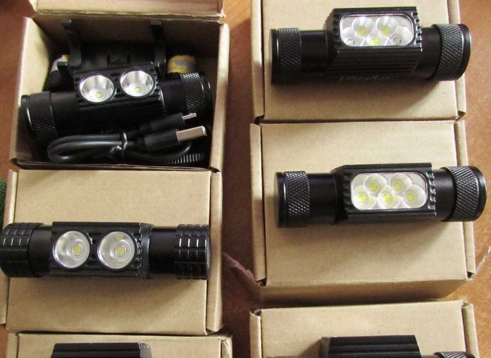 Налобный фонарик Boruit D10 + более мощные N2 и N5 с Type-C и памятью