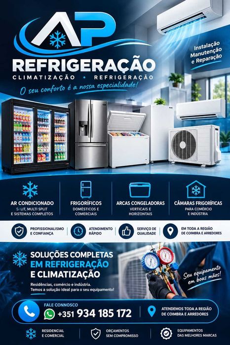 AP REFRIGERAÇÃO | CLIMATIZAÇÃO   Precisa de instalação, manutenção ou reparação?