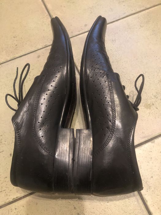 Czarne buty klasyczne Syrena do garnituru - 43