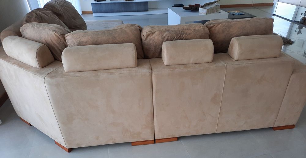 Sofá de canto com chaise long