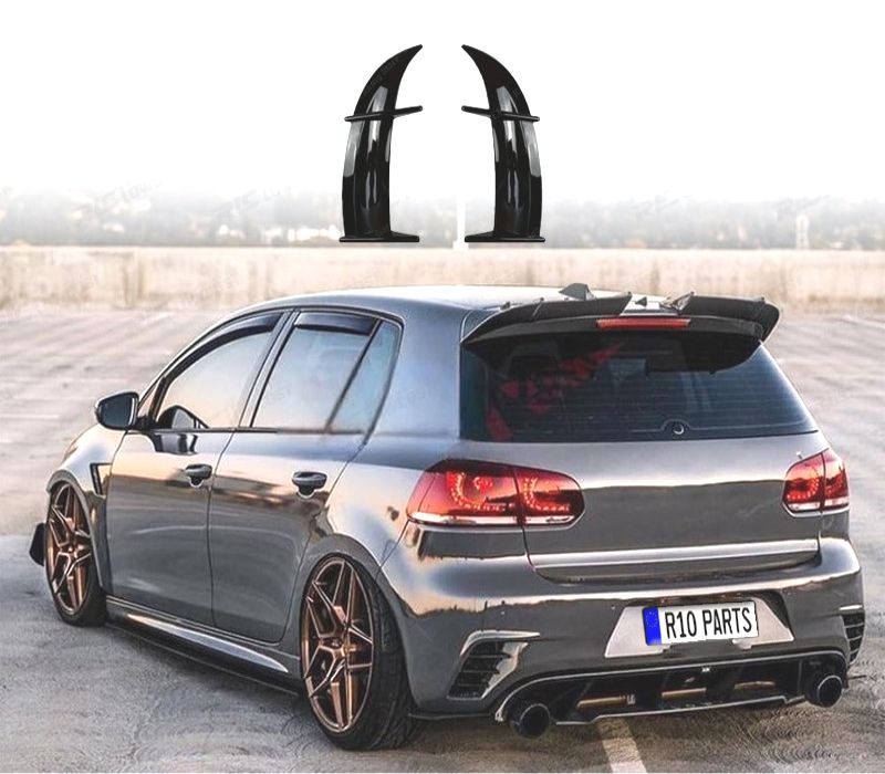 AILERON SPOILER VOLKSWAGEN VW GOLF 6 GTI 08-12 PRETO BRILHANTE