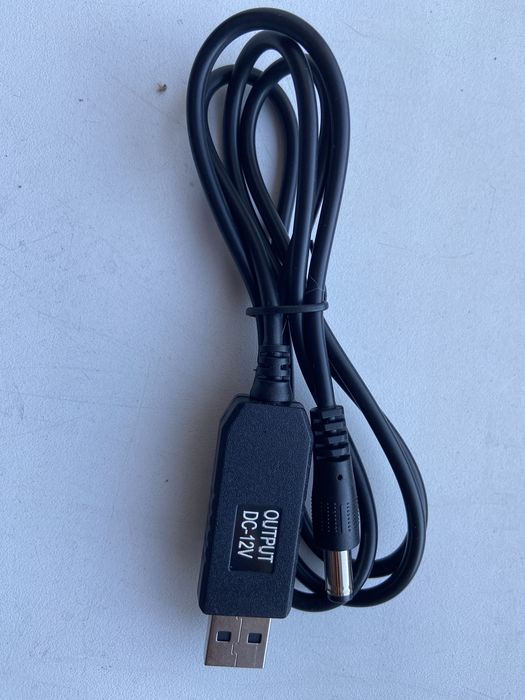 USB кабель DC 5.5 x 2.1 мм 12V