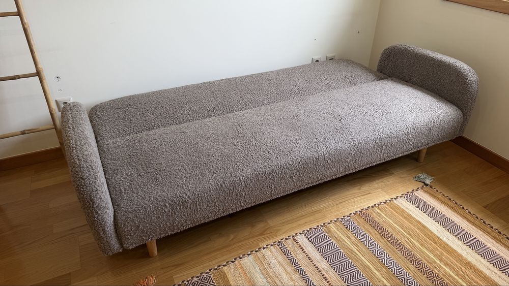 Sofa Cama Novo Taupe
