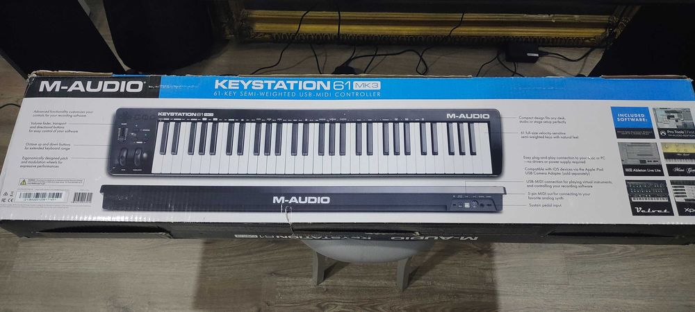 Teclado M-Audio keystation 61 mk3