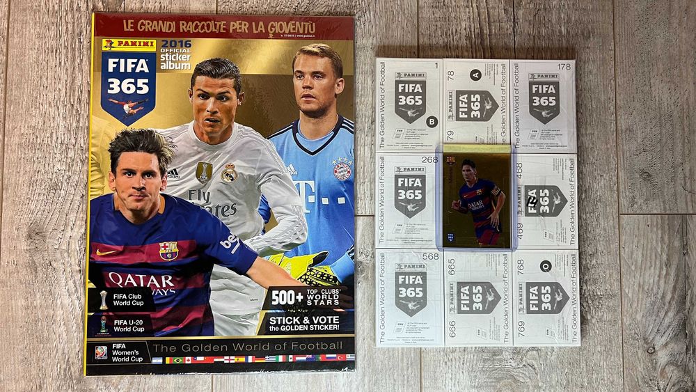 Стікери Panini FIFA 365 2025 / 2024 / 2023/ 2020/ 2019/ 2018/2017/2016