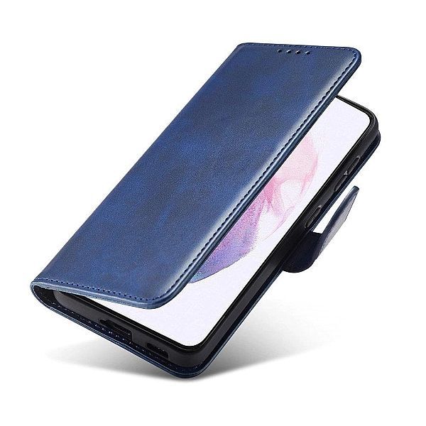 Etui z Klapką Magnet Case do Samsung Galaxy S22 Ultra niebieski
