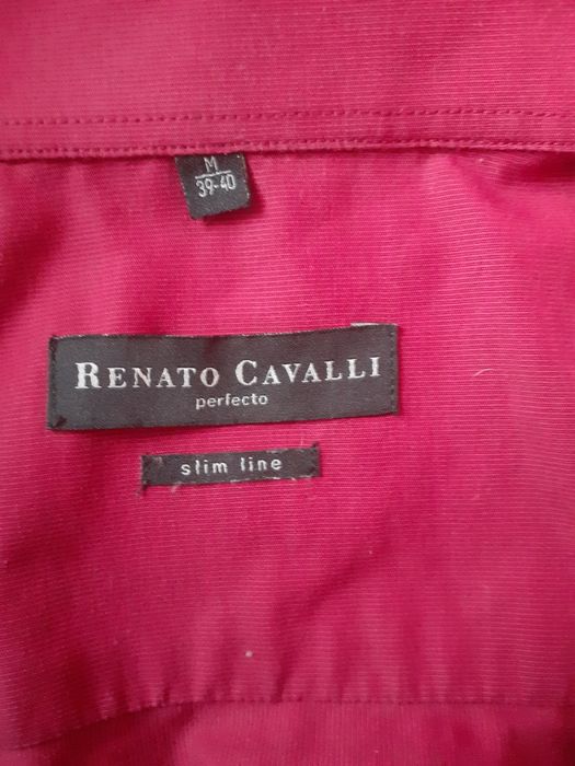 Koszula męska, roz. M, slim line, 100% bawełny, Renato  Cavalli