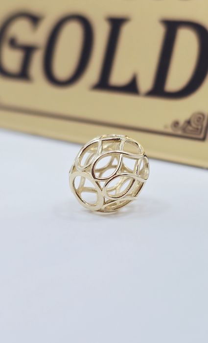 Złoty charms ażurowy próba 585 14k