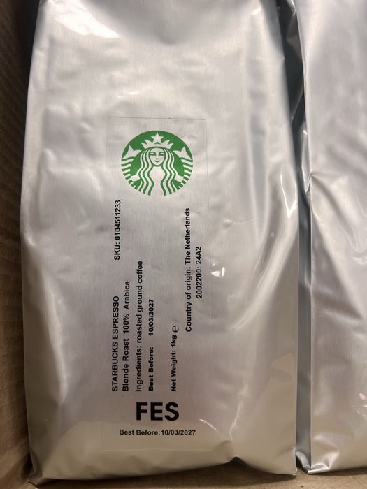 Кава мелена Starbucks Blonde roast Espresso 1 кг  Original FES еспресо
