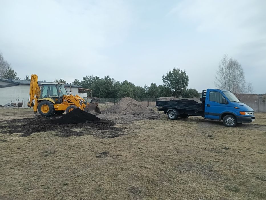 Usługi koparko-ładowarka