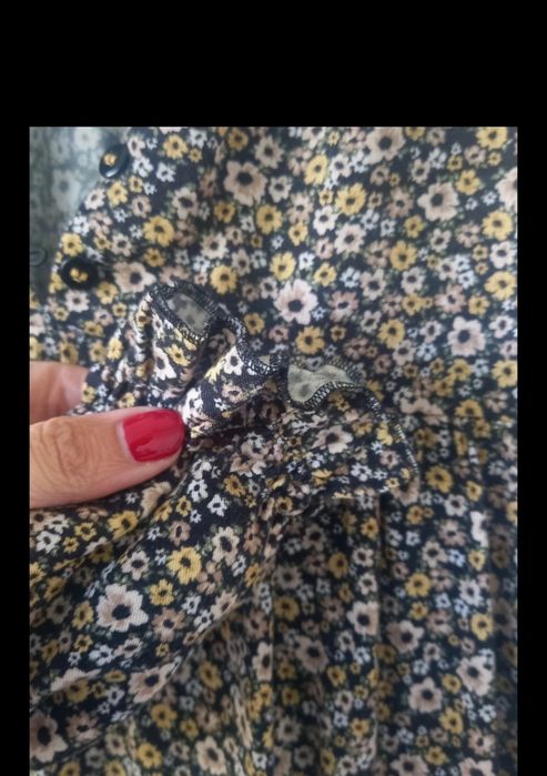 Vestido flores Mango Teen