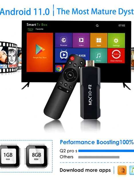 Android TV box - SMART TV - MX10 F2 - WiFi - Internet w telewizorze