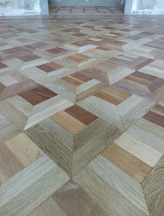 Паркетные работы циклёвка шлифовка паркет доска крашенная.