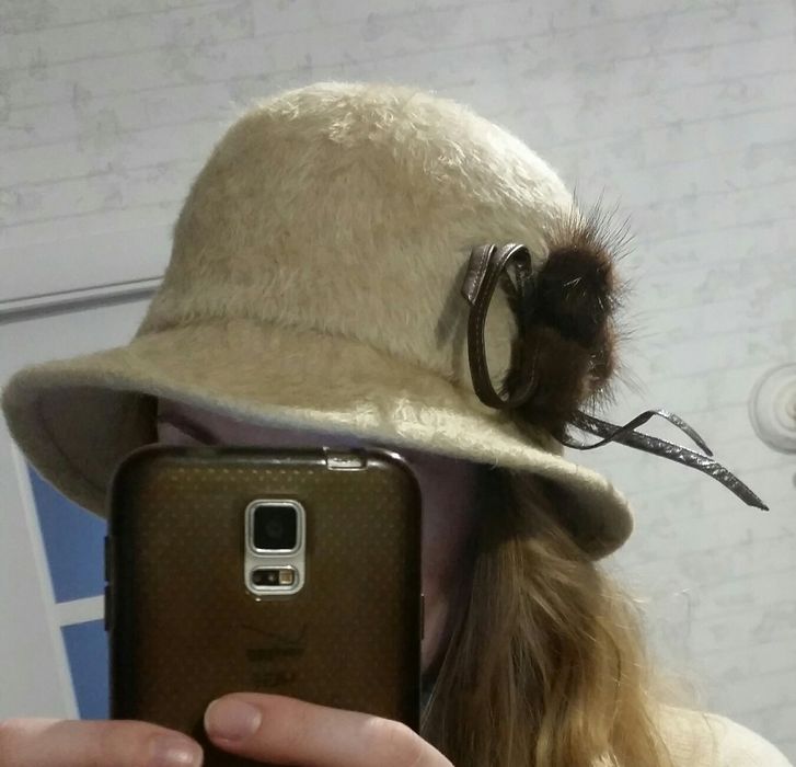 Шляпа фетровая винтаж