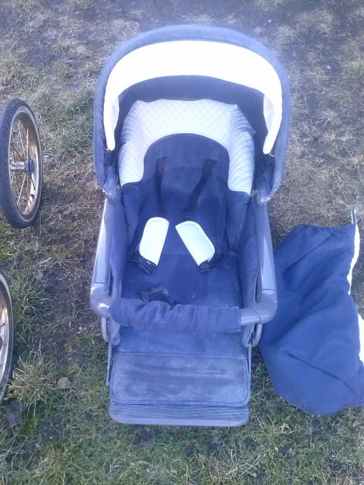 Wozek 2 w 1 kola pompowane ROAN