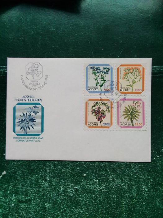 1982 FDC Flores Regionais Dos Açores MNH **